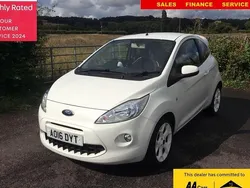 White Used 2016 Ford Ka Zetec Hatchback | £6,695 (A bit pricey)