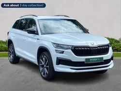 White Used 2023 Skoda Kodiaq SportLine SUV | £31,909 (Fair price)