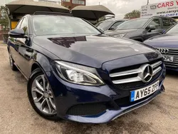 Blue Used 2015 Mercedes C200 Premium Sedan | £10,499 (Expensive)