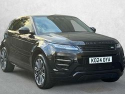 Black Used 2024 Land Rover Range Rover evoque HSE Dynamic SUV | £41,500
