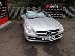 Silver Used 2015 Mercedes SLK250 Cabriolet | £11,995 (Fair price)