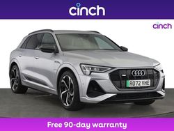 Silver Used 2022 Audi e-tron Black Edition SUV | £25,699 (Fair price)