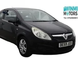 Black Used 2009 Vauxhall Corsa Active Hatchback | £2,195