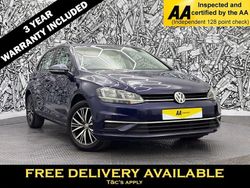 Blue Used 2019 VW Golf VII SE Hatchback | £12,995 (Good price)