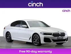 White Used 2022 BMW 520 M Sport Sedan | £28,949 (Good price)