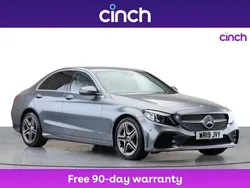 Grey Used 2019 Mercedes C200 AMG Line Premium Sedan | £18,029 (Fair price)