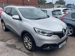 Silver Used 2016 Renault Kadjar Dynamique SUV | £5,500 (Fair price)