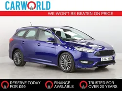 Blue Used 2017 Ford Focus ST-Line Estate | £8,700 (Good price)