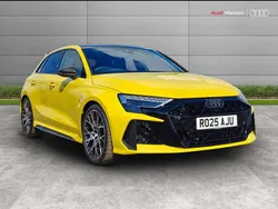 Yellow Used 2025 Audi RS3 Comfort Hatchback | £61,990 (Fair price)