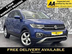 Blue Used 2021 VW T-Cross SEL SUV | £16,195 (Fair price)