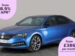 Blue Used 2023 Skoda Superb SportlinePlus Hatchback | £24,039 (Good price)