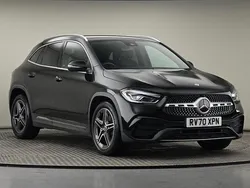 Cosmos black metallic finish Used 2020 Mercedes GLA200 AMG line SUV | £20,500 (Fair price)