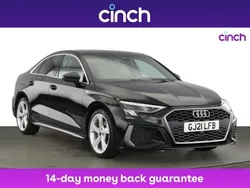 Black Used 2021 Audi A3 S-Line Sedan | £18,349 (Good price)