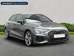 Grey Used 2024 Audi S3 Black Edition Hatchback | £37,022 (Fair price)