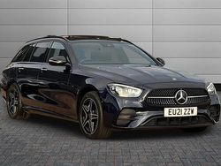Cavansite blue Used 2021 Mercedes E300 AMG line Estate | £29,990 (Super price)