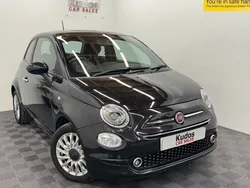 Black Used 2021 Fiat 500 Lounge Hatchback | £8,490 (Fair price)