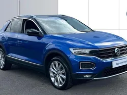 Blue Used 2020 VW T-Roc SEL SUV | £17,395 (Fair price)