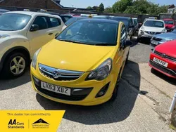 Yellow Used 2013 Vauxhall Corsa Edition Hatchback | £2,995 (Fair price)
