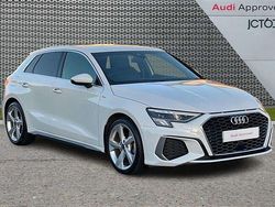 White Used 2022 Audi A3 S-Line Hatchback | £15,078 (Fair price)