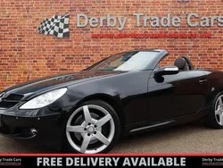 Black Used 2006 Mercedes SLK350 Cabriolet | £4,990