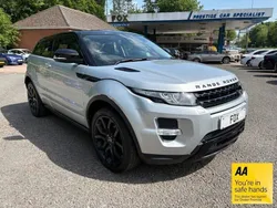 Silver Used 2012 Land Rover Range Rover evoque Dynamic Coupe | £10,382 (Fair price)