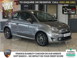 Grey Used 2021 Fiat 500 Sport Hatchback | £9,790 (Fair price)