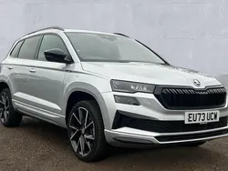 Silver Used 2023 Skoda Karoq SportLine SUV | £25,000 (Fair price)