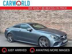 Grey Used 2018 Mercedes E220 AMG line Coupe | £21,588 (Expensive)