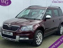 Maroon Used 2015 Skoda Yeti SE SUV | £8,450 (Fair price)