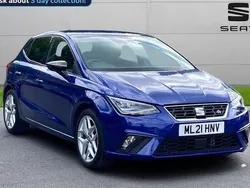 Blue Used 2021 Seat Ibiza FR Hatchback | £11,702 (Fair price)