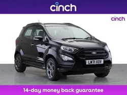 Black Used 2021 Ford Ecosport ST-Line SUV | £12,229 (Good price)