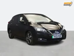 Black Used 2021 Nissan Leaf Hatchback | £9,895 (Fair price)