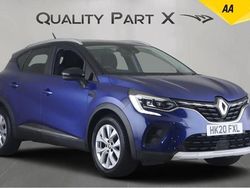 Blue/black Used 2020 Renault Captur Iconic SUV | £8,849 (Fair price)