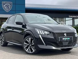 Black Used 2021 Peugeot e-208 GT Hatchback | £11,345 (Fair price)