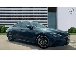 Blue Used 2021 Mercedes CLA200 AMG Line Premium Plus Coupe | £25,310 (A bit pricey)