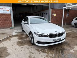 White Used 2018 BMW 520 Sedan | £16,495 (Fair price)