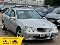 Silver Used 2004 Mercedes C200 Avantgarde Sedan | £2,500 (Fair price)