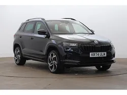 Black magic pearl effect Used 2024 Skoda Karoq SportLine SUV | £27,990 (Fair price)