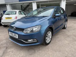 Blue Used 2015 VW Polo SE Hatchback | £9,490 (Fair price)