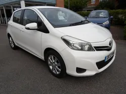 White Used 2012 Toyota Yaris Hatchback | £5,995 (Fair price)