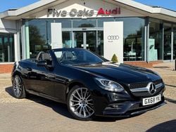 Black Used 2018 Mercedes SLC180 AMG line Cabriolet | £17,790 (Good price)