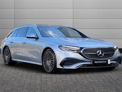 High tech silver Used 2024 Mercedes E200 AMG Line Premium Plus Estate | £55,490 (Fair price)