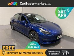 Blue Used 2021 Tesla Model 3 Long Range AWD Sedan | £16,897 (Fair price)