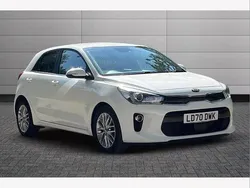 White Used 2020 Kia Rio 3 Hatchback | £12,195 (Fair price)