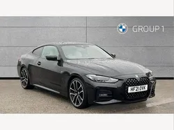 Black sapphire metallic paint Used 2021 BMW 430 M Sport Coupe | £28,977 (Fair price)