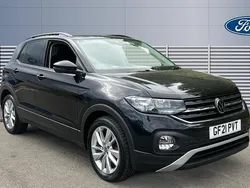 Black Used 2021 VW T-Cross SE SUV | £16,400 (Fair price)