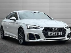 Arkona white Used 2023 Audi A5 S-Line Coupe | £28,895 (Fair price)
