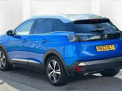 Blue Used 2022 Peugeot 3008 Premium SUV | £20,675 (Fair price)