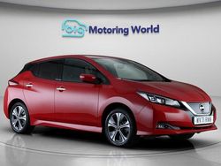 Red Used 2021 Nissan Leaf Tekna Hatchback | £12,200 (Fair price)