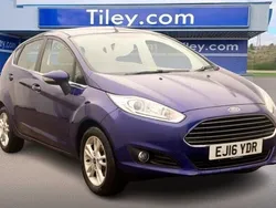 Blue Used 2016 Ford Fiesta Zetec Hatchback | £5,490 (Fair price)